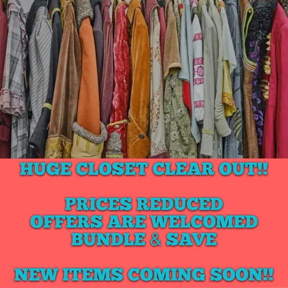 HUGE CLOSET CLEAN OUT SALE!!! - Picture 1 of 1
